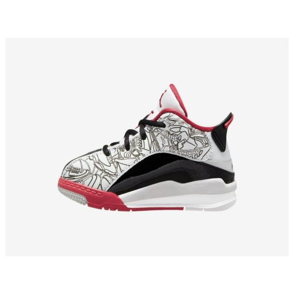 NIKE Air Jordan Dub Zero Retro Shoes Sneakers 311072-106 Boys Toddler Size 10C - Picture 3 of 7